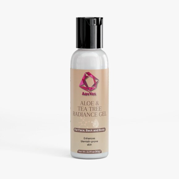 AavYos Aloe & Tea Tree Radiance Gel For Face and Body - Picture 1 of 5